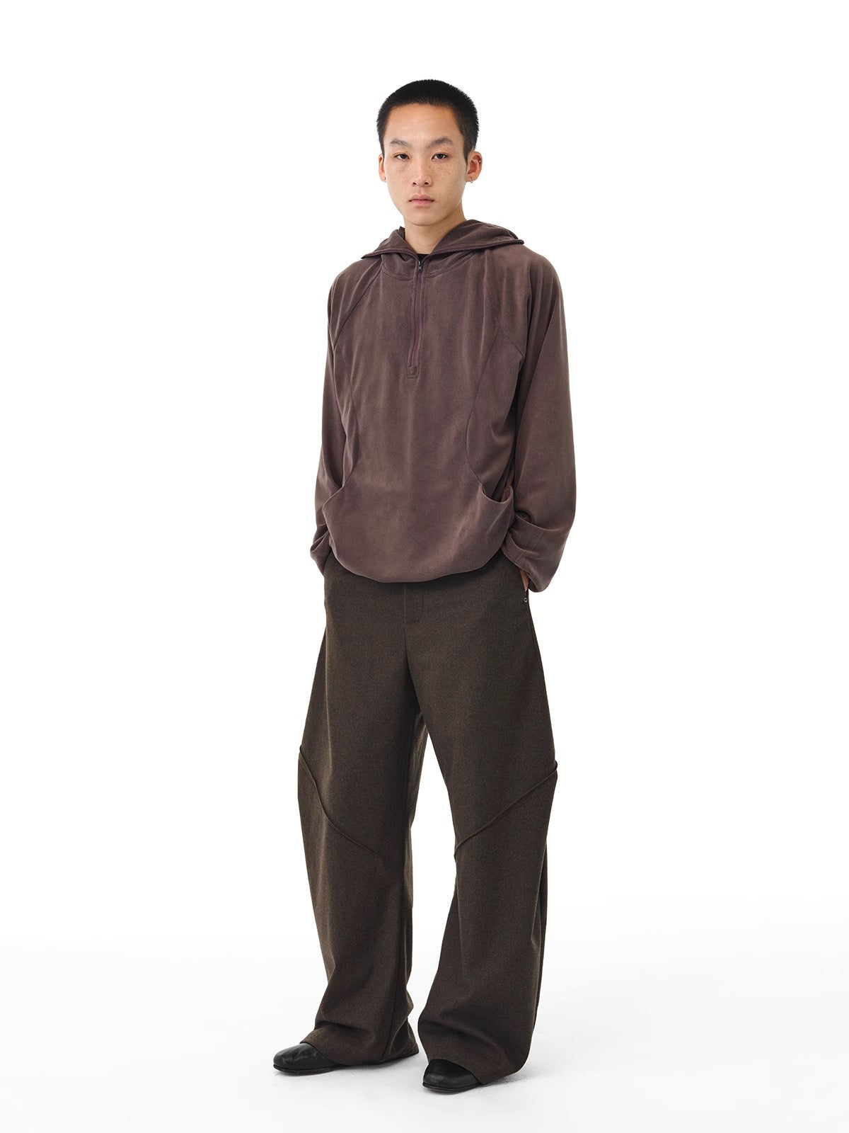 Yausye Hoodie 56 Brown
