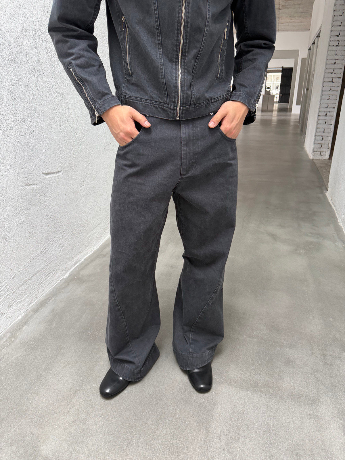 Yausye Pants 117 Dark Blue