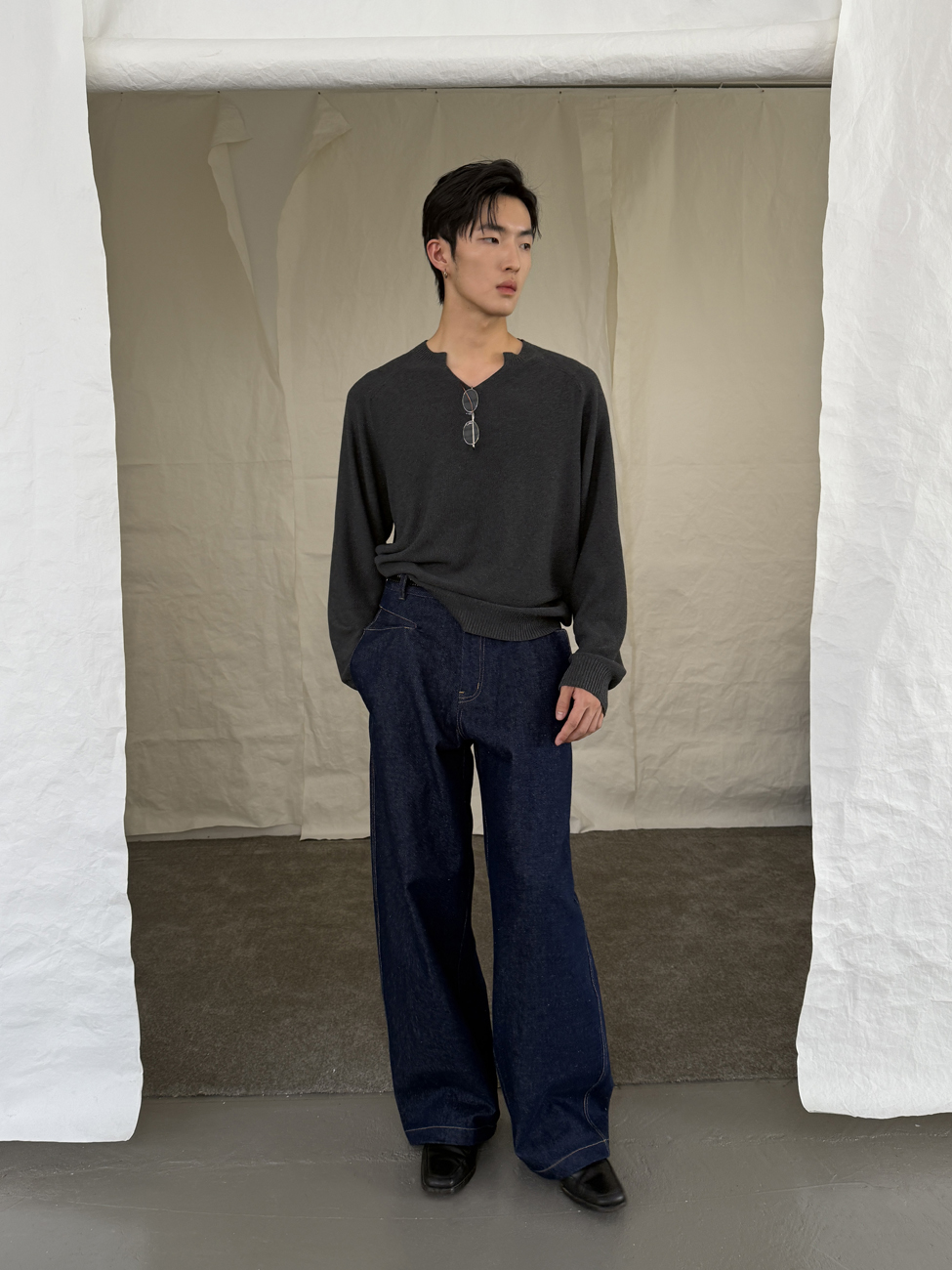 Yausye Pants 82 Dark Blue