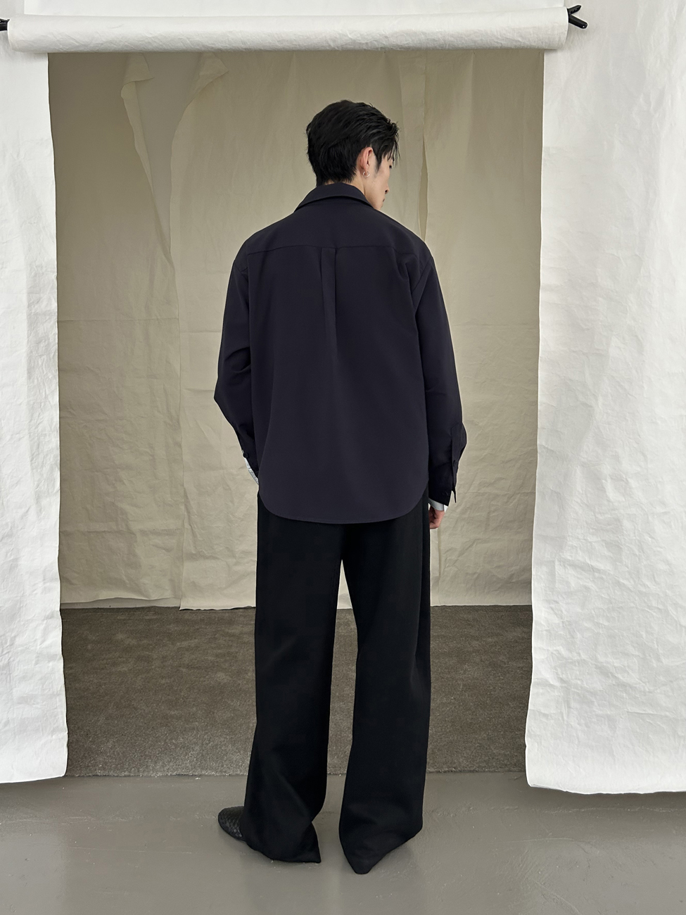 Yausye Shirt 61 Navy Blue & Green