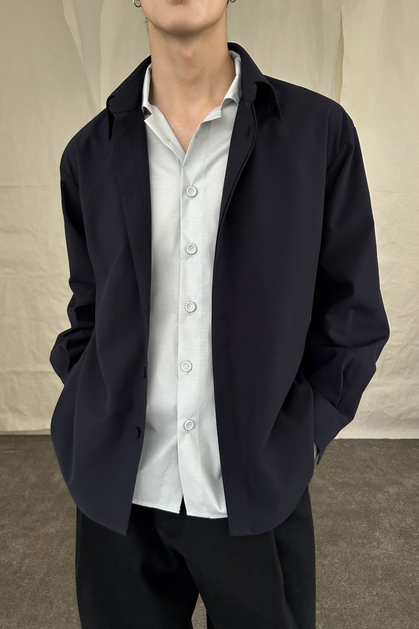 Yausye Shirt 61 Navy Blue & Green