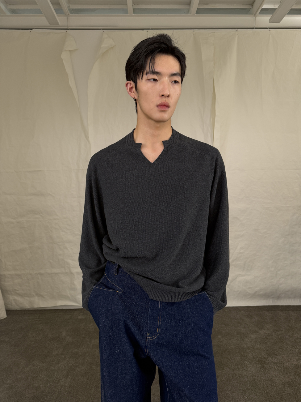 Yausye Sweater 01 Dark Grey