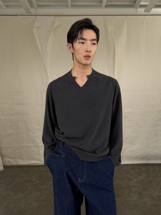 Yausye Sweater 01 Dark Grey