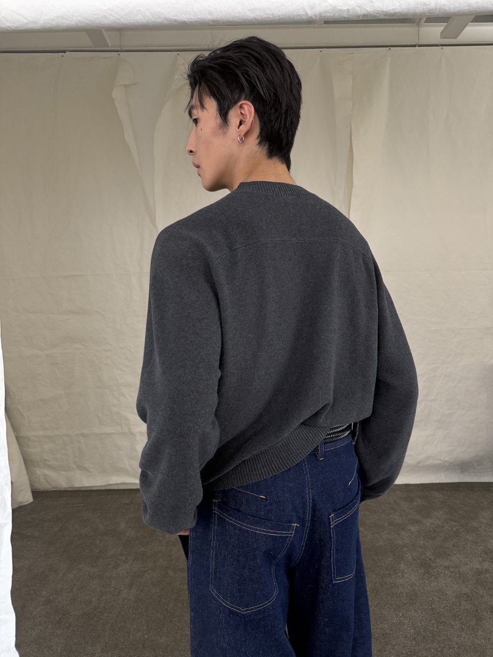 Yausye Sweater 01 Dark Grey