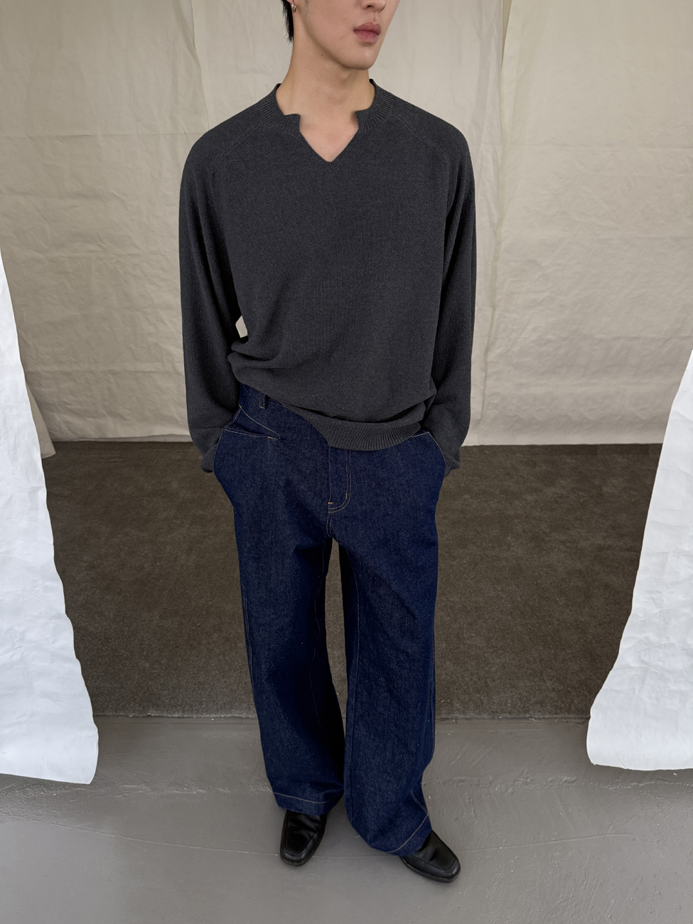 Yausye Sweater 01 Dark Grey