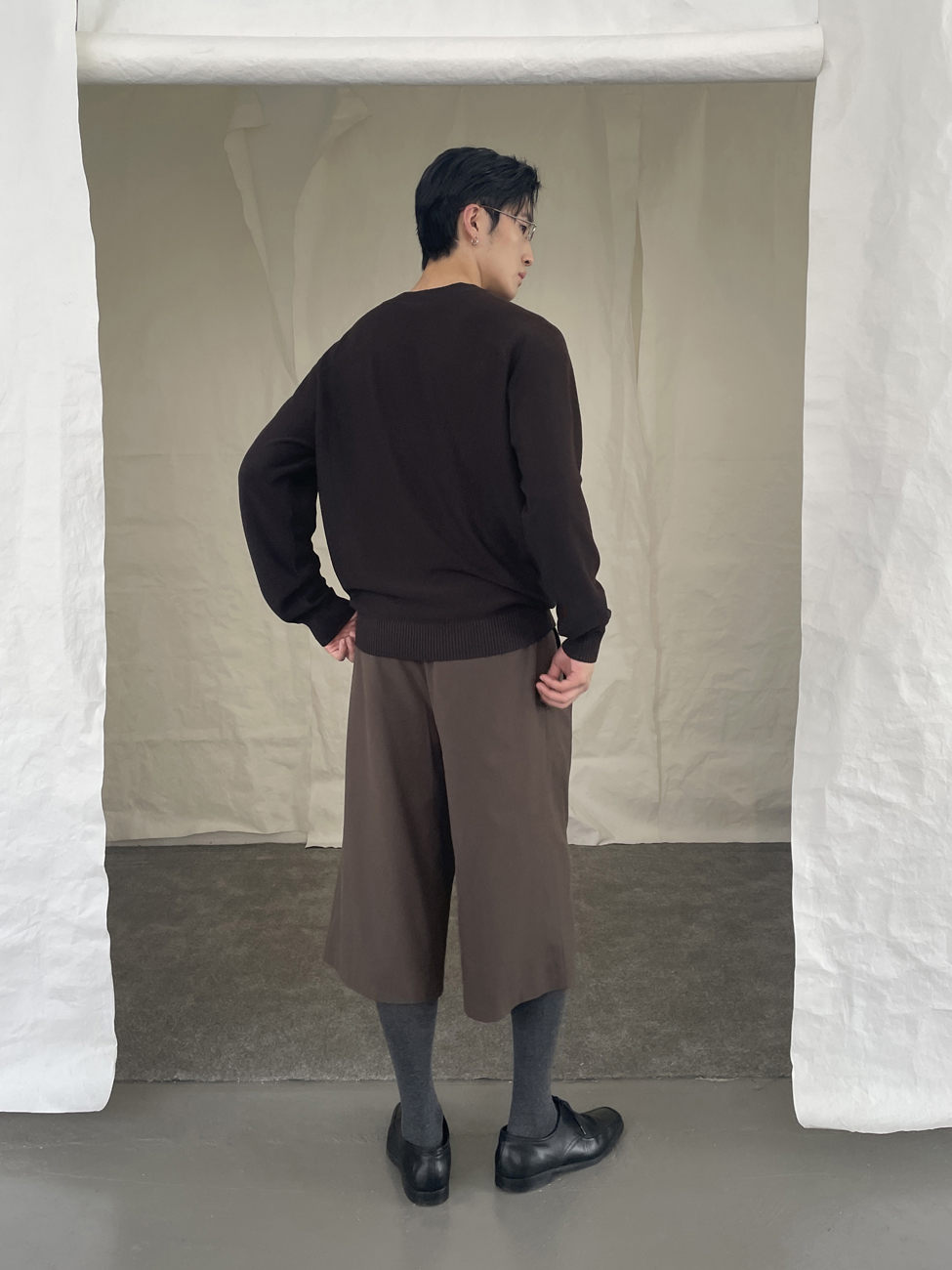 Yausye Sweater 01 Dark Brown