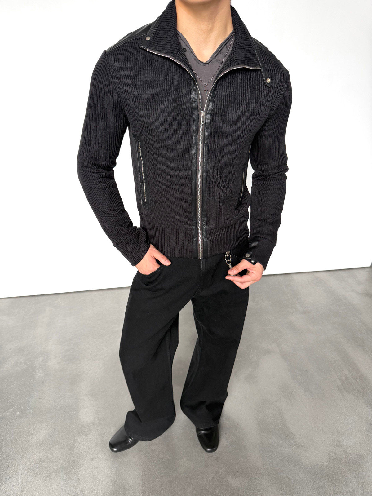 Yausye Jacket 85 Dark black
